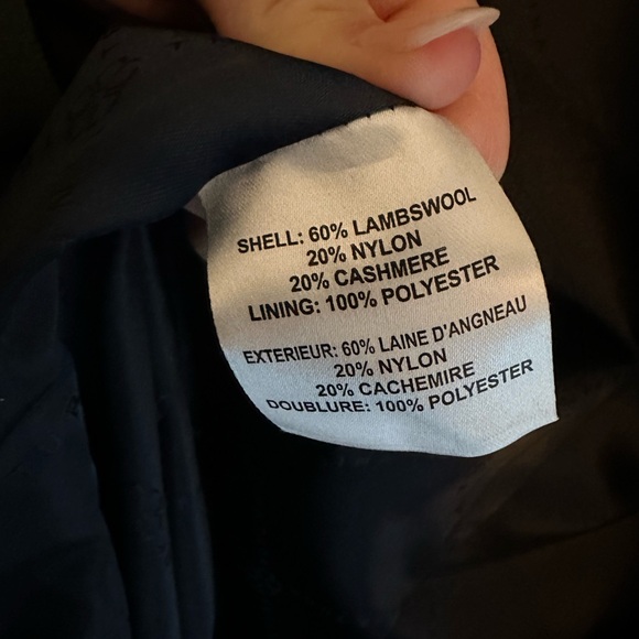 Trina Turk cashmere/wool Classic Wrap Coat (4) - Picture 5 of 5